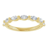 14K Yellow Gold 1/2 CTW Lab-Grown Diamond Anniversary Band