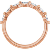 14K Rose Gold 1/3 CTW Natural Diamond Anniversary Band