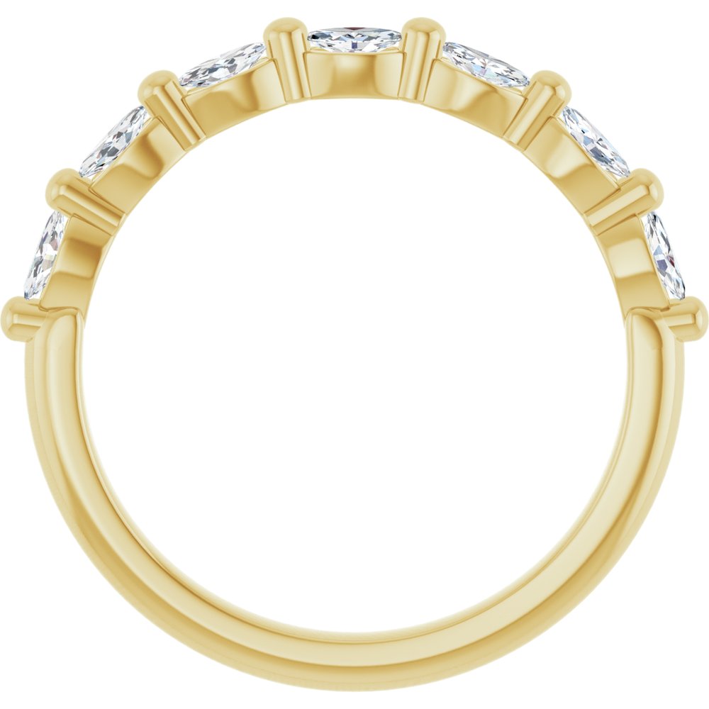 14K Yellow 1/3 CTW Lab-Grown Diamond Anniversary Band