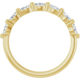 14K Yellow Gold 1/3 CTW Lab-Grown Diamond Anniversary Band