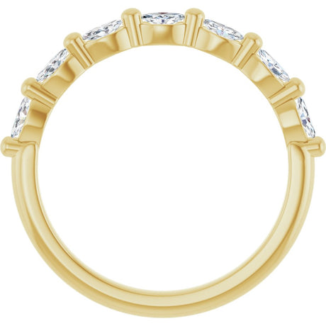 14K Yellow Gold 1/3 CTW Natural Diamond Anniversary Band