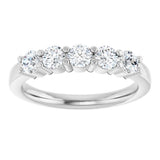 14K White Gold 3/4 CTW Lab-Grown Diamond Anniversary Band