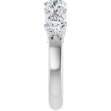 14K White Gold 1 9/10 CTW Lab-Grown Diamond Anniversary Band