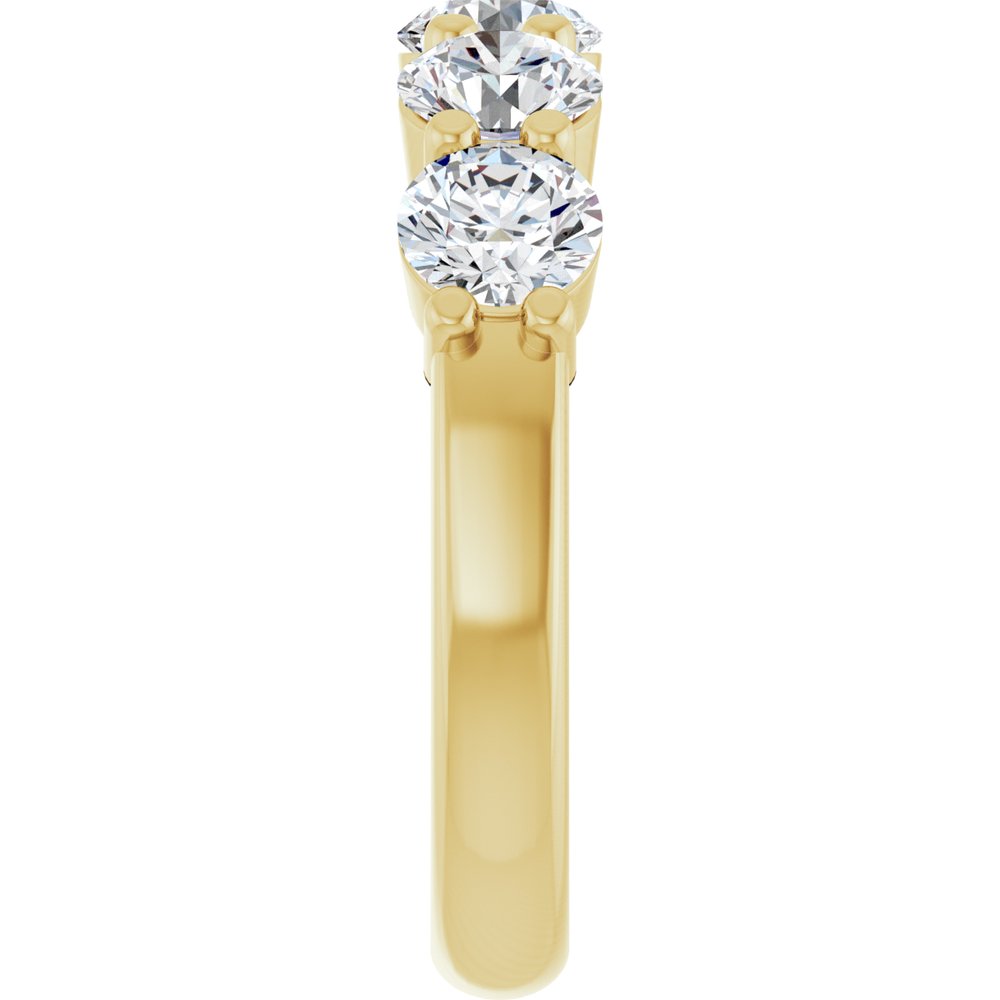 14K Yellow Gold 1 9/10 CTW Lab-Grown Diamond Anniversary Band