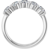 14K White Gold 1 1/4 CTW Lab-Grown Diamond Anniversary Band