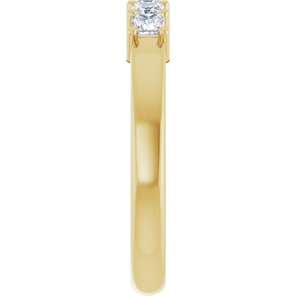 14K Yellow 1/2 CTW Natural Diamond Anniversary Band