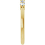 14K Yellow Gold 1/3 CTW Lab-Grown Diamond  Anniversary Band