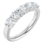 14K White 1/3 CTW Lab-Grown Diamond  Anniversary Band