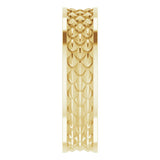 14K Yellow Gold 6 mm Scale Patterned Band Size 11