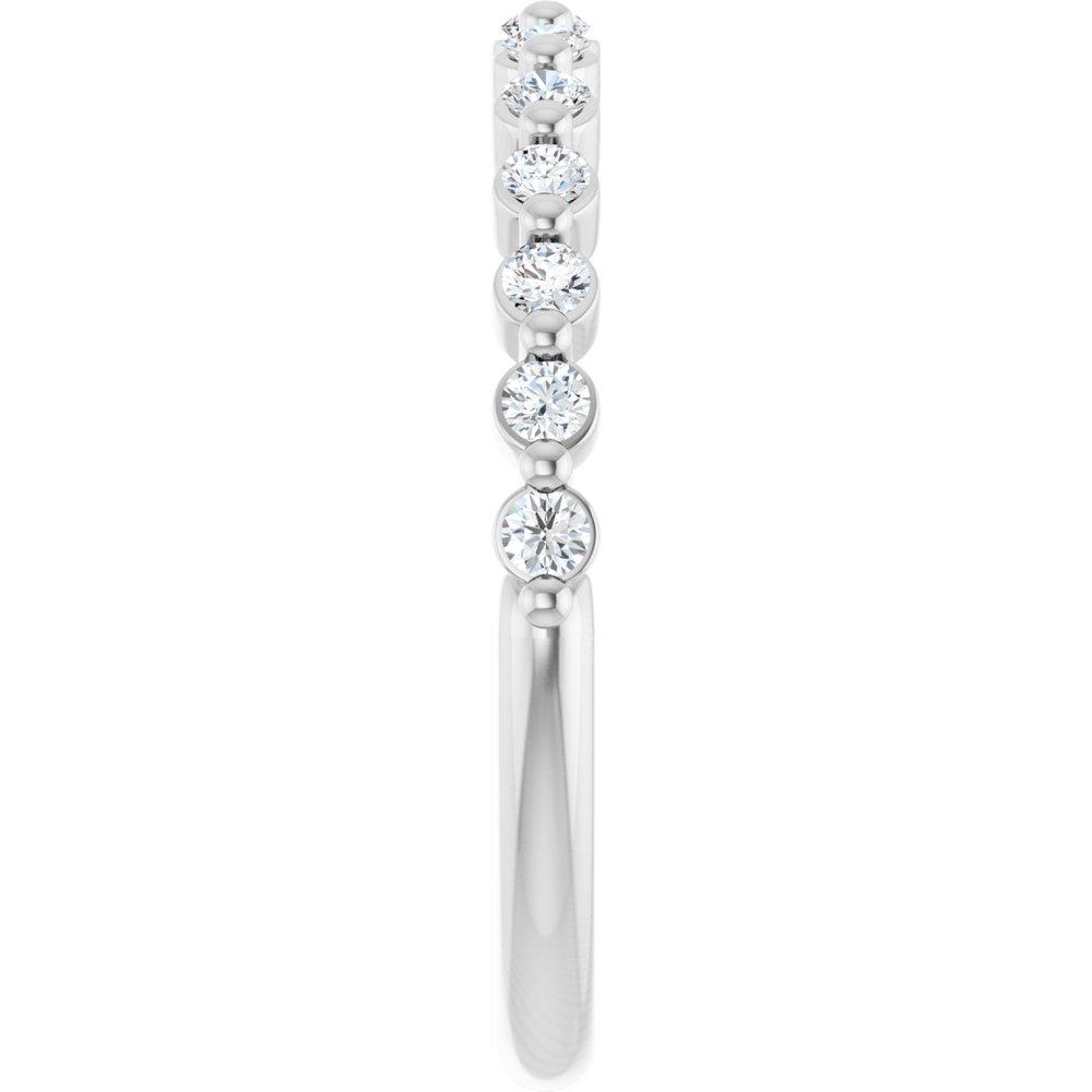 14K White Gold 1/4 CTW Lab-Grown Diamond Anniversary Band