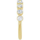 14K Yellow Gold 9/10 CTW Lab-Grown Diamond Anniversary Band