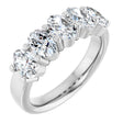 14K White Gold 2 CTW Lab-Grown Diamond Anniversary Band