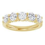 14K Yellow Gold 1 5/8 CTW Lab-Grown Diamond Anniversary Band