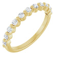 14K Yellow Gold 1/2 CTW Lab-Grown Diamond Anniversary Band
