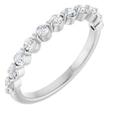 14K White 1/2 CTW Lab-Grown Diamond Anniversary Band