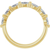 14K Yellow 3/8 CTW Lab-Grown Diamond Anniversary Band