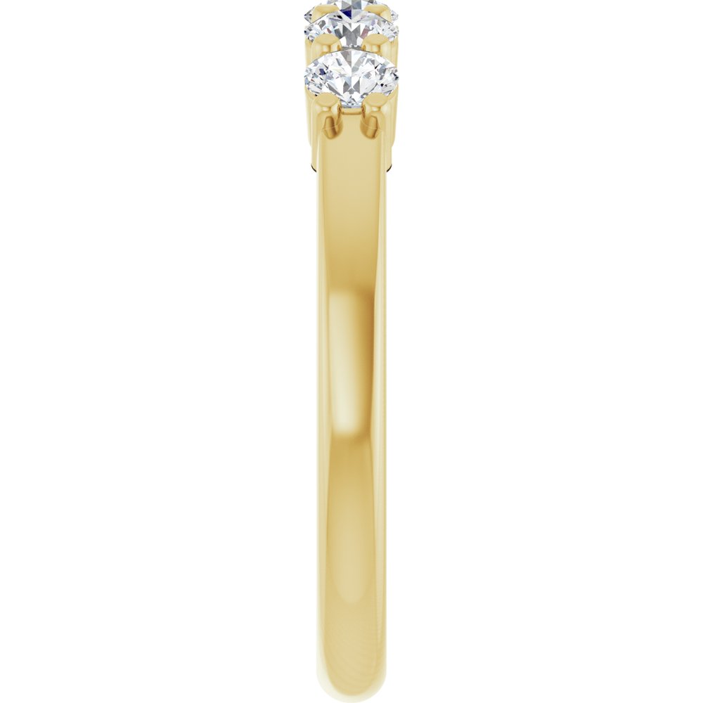 14K Yellow Gold 1/2 CTW Natural Diamond Anniversary Band