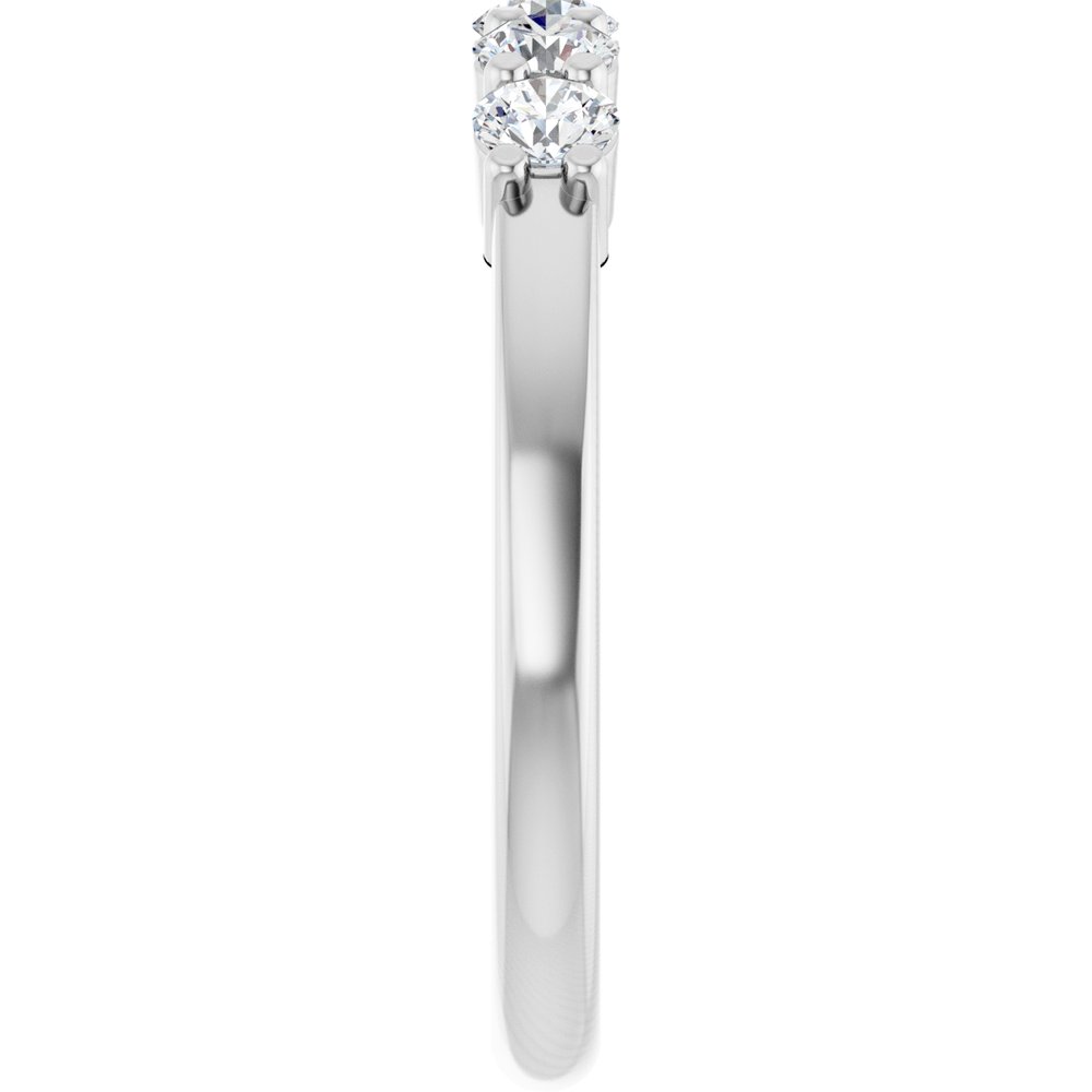 Platinum 1/2 CTW Lab-Grown Diamond Anniversary Band
