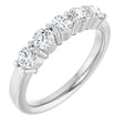 14K White Gold 3/4 CTW Lab-Grown Diamond Anniversary Band