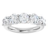 14K White Gold 2 1/2 CTW Lab-Grown Diamond Anniversary Band