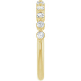 14K Yellow 1/3 CTW Natural Diamond Anniversary Band