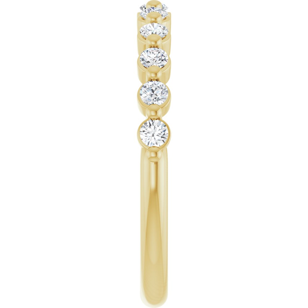 14K Yellow 1/3 CTW Natural Diamond Anniversary Band