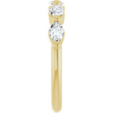 14K Yellow Gold 1 CTW Lab-Grown Diamond Anniversary Band
