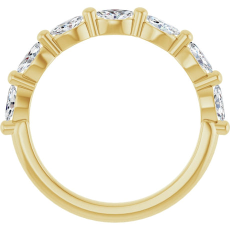 14K Yellow Gold 1/2 CTW Lab-Grown Diamond Anniversary Band