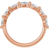 14K Rose Gold 5/8 CTW Lab-Grown Diamond Anniversary Band