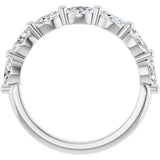 14K White Gold 5/8 CTW Lab-Grown Diamond Anniversary Band
