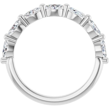 14K White Gold 5/8 CTW Lab-Grown Diamond Anniversary Band