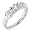 14K White Gold 9/10 CTW Lab-Grown Diamond Anniversary Band