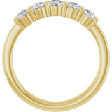 14K Yellow Gold 5/8 CTW Lab-Grown Diamond Anniversary Band 