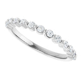 14K White Gold 1/4 CTW Lab-Grown Diamond Anniversary Band