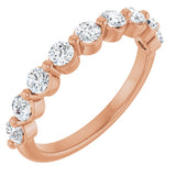 14K Rose Gold 5/8 CTW Lab-Grown Diamond Anniversary Band
