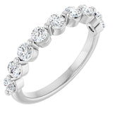 14K White Gold 5/8 CTW Lab-Grown Diamond Anniversary Band