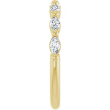 14K Yellow 3/8 CTW Lab-Grown Diamond Anniversary Band