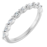 14K White Gold 1/4 CTW Lab-Grown Diamond Anniversary Band