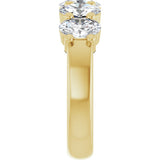 14K Yellow Gold 2 CTW Lab-Grown Diamond Anniversary Band