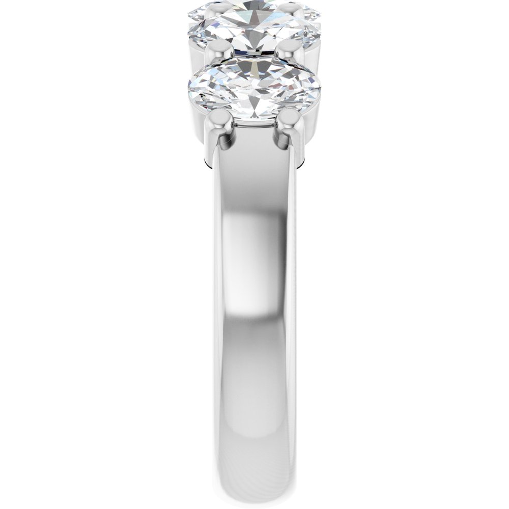 14K White Gold 2 CTW Lab-Grown Diamond Anniversary Band