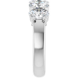 14K White Gold 2 CTW Lab-Grown Diamond Anniversary Band