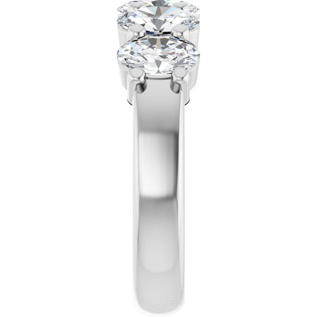 14K White Gold 2 CTW Lab-Grown Diamond Anniversary Band