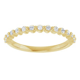 14K Yellow Gold 1/5 CTW Lab-Grown Diamond Anniversary Band