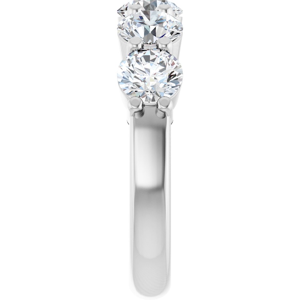 14K White Gold 2 1/2 CTW Lab-Grown Diamond Anniversary Band
