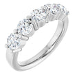 14K White Gold 1 5/8 CTW Lab-Grown Diamond Anniversary Band