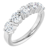 14K White Gold 1 5/8 CTW Lab-Grown Diamond Anniversary Band