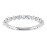14K White Gold 1/4 CTW Lab-Grown Diamond Anniversary Band