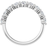 14K White Gold 5/8 CTW Lab-Grown Diamond Anniversary Band