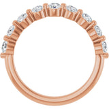 14K Rose Gold 5/8 CTW Lab-Grown Diamond Anniversary Band