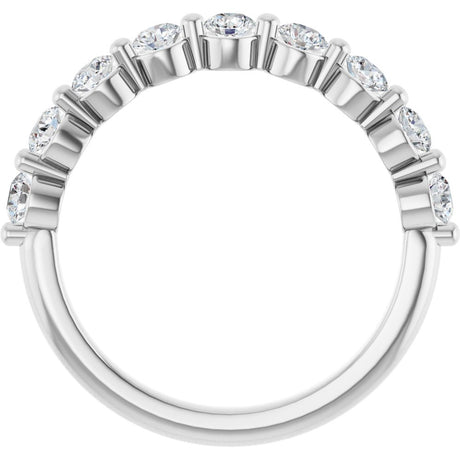 14K White Gold 5/8 CTW Lab-Grown Diamond Anniversary Band